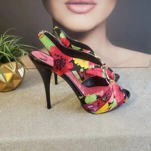 Penny Loves Kenny Bright Floral Heels